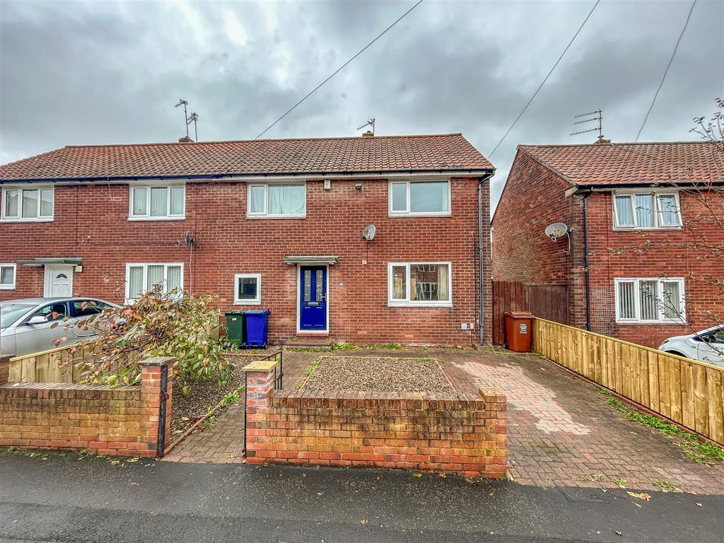 3 bed semi-detached house for sale in Trowbridge Way, Kenton, Newcastle Upon Tyne NE3, £149,950