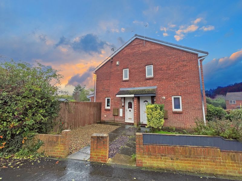 2 bed semi-detached house for sale in Coburn Close, Burradon, Cramlington NE23, £115,000