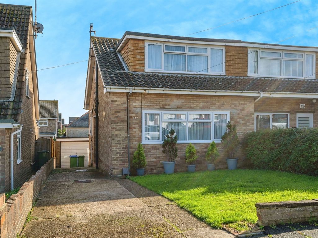3 bed semi-detached house for sale in Hoddern Avenue, Peacehaven BN10, £350,000