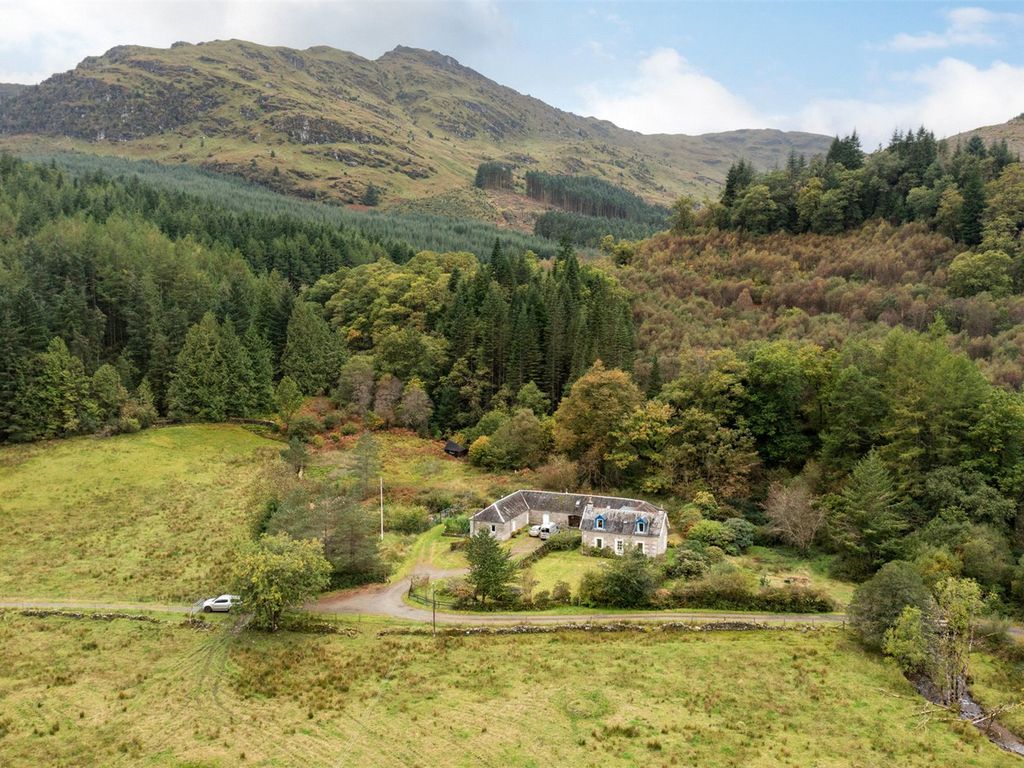 5 bed detached house for sale in Drumsyniebeg Farm, Lochgoilhead, Cairndow, Argyll PA24, £475,000