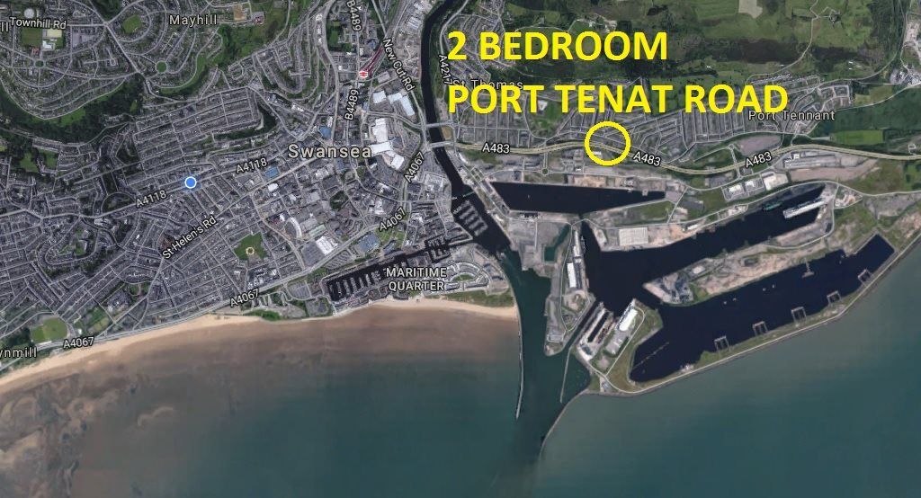 2 bed flat to rent in Port Tennant Road, Port Tennant, Swansea SA1, £780 pcm