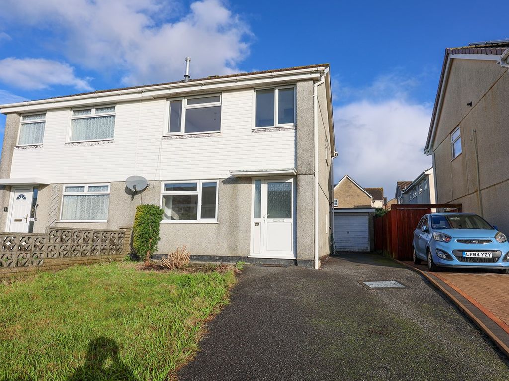 3 bed semi-detached house for sale in Hallane Road, St Austell, St Austell PL25, £219,950