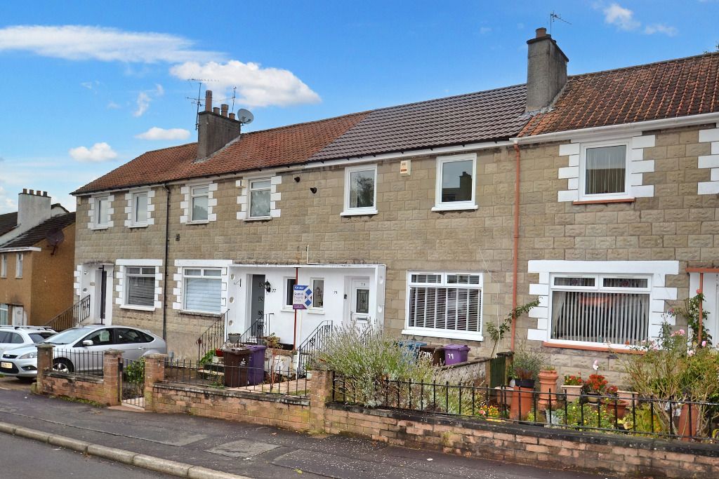 2 bed terraced house for sale in Elmore Avenue, Simshill G44, £185,000