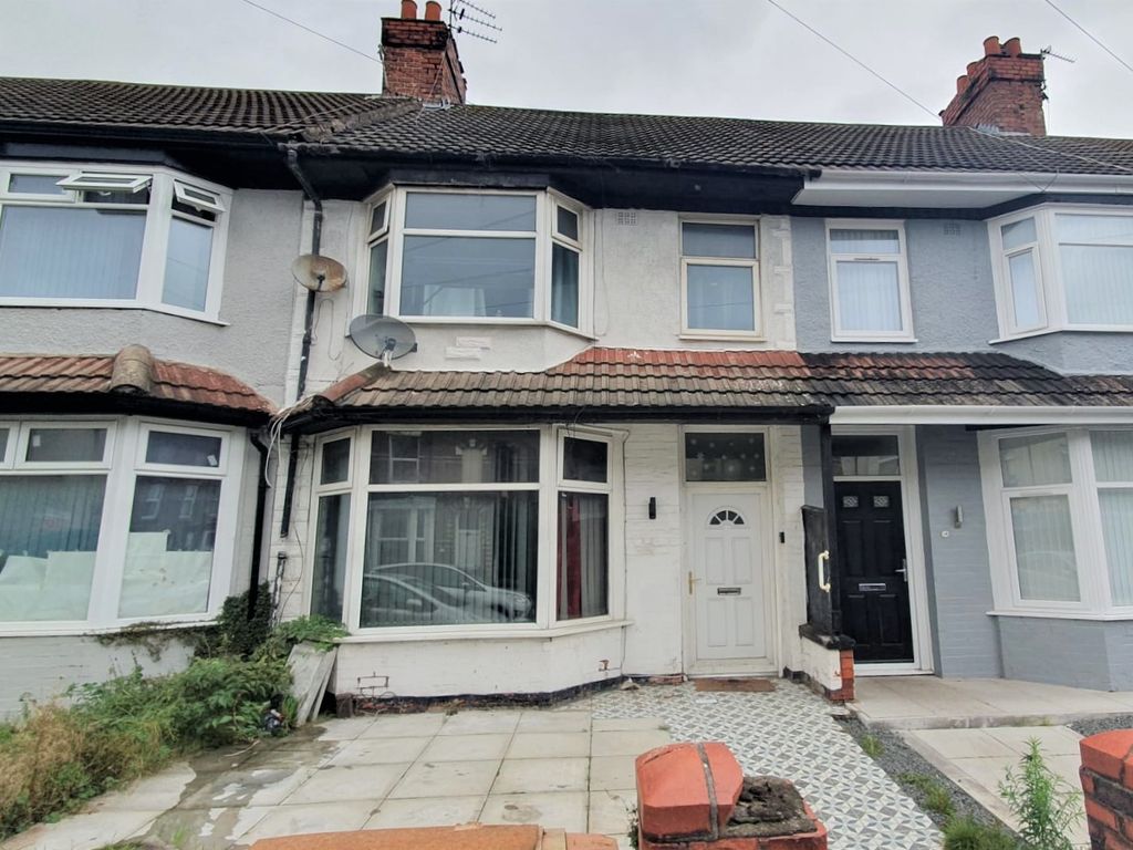 4 bed terraced house for sale in Rawcliffe Road, Walton, Liverpool L9, £150,000