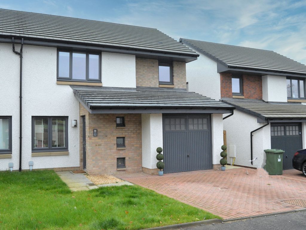 3 bed semi-detached house for sale in Rosebank Avenue, Dunipace, Stirlingshire FK6, £219,000