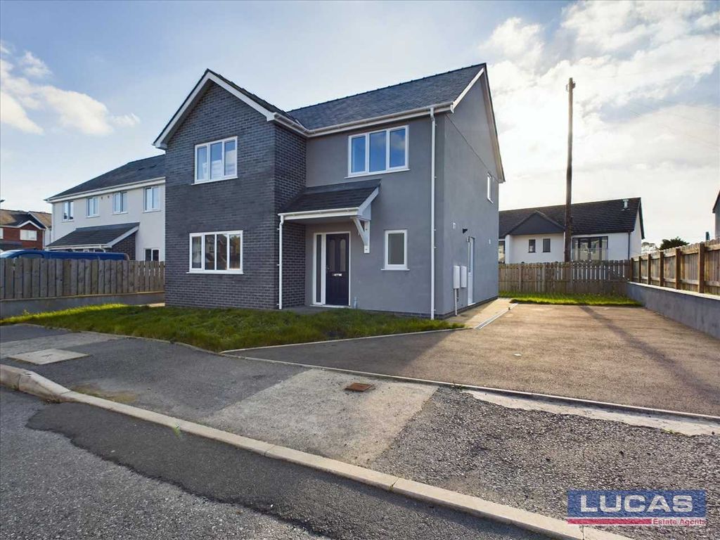 New home, 4 bed detached house for sale in Llys Eilian, Llanfairpwllgwyngyll LL61, £375,000