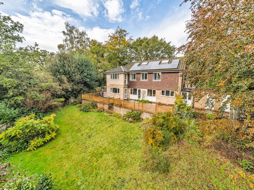 5 bed detached house for sale in Middle Bourne Lane, Lower Bourne, Farnham GU10, £1,195,000