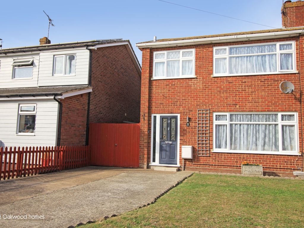 3 bed semi-detached house for sale in Aldridge Close, Herne Bay CT6, £325,000