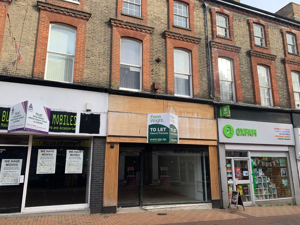 Retail premises to let in Butter Market, Ipswich IP1, £17,500 pa