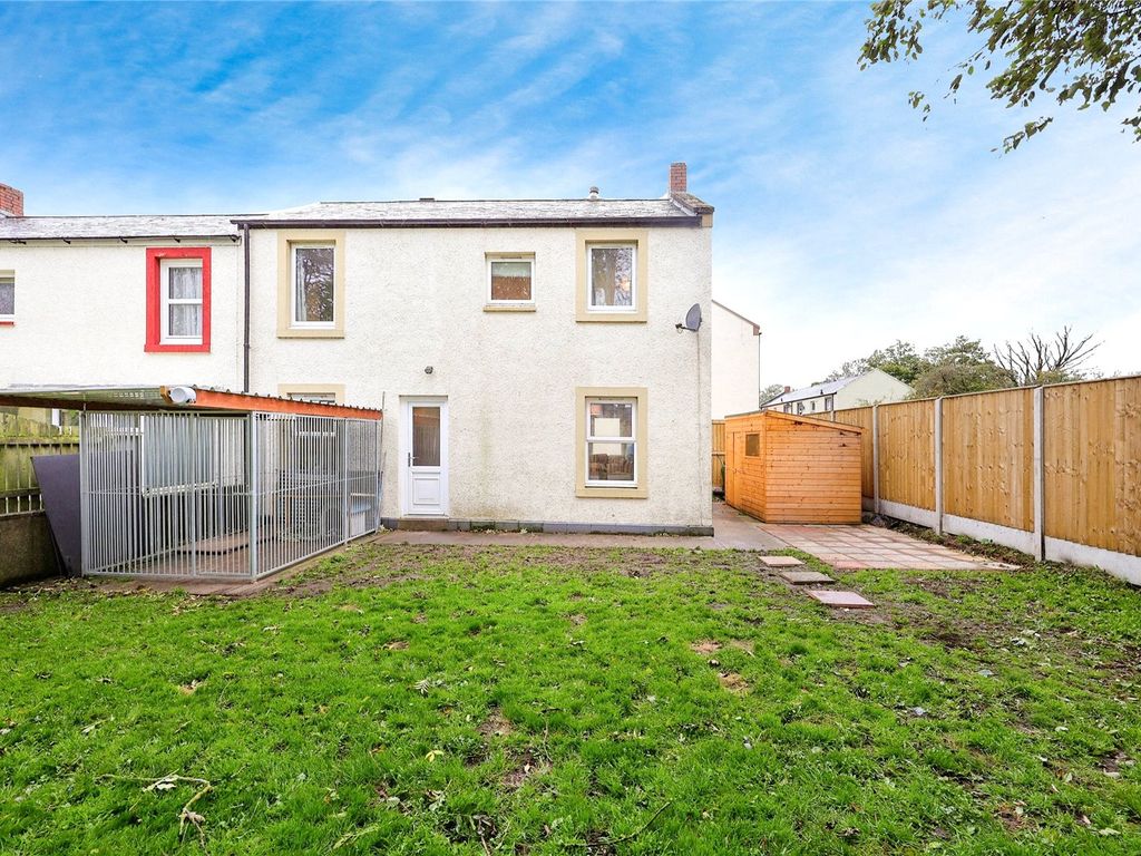 3 bed end terrace house for sale in Harriston, Aspatria, Wigton, Cumbria CA7, £120,000