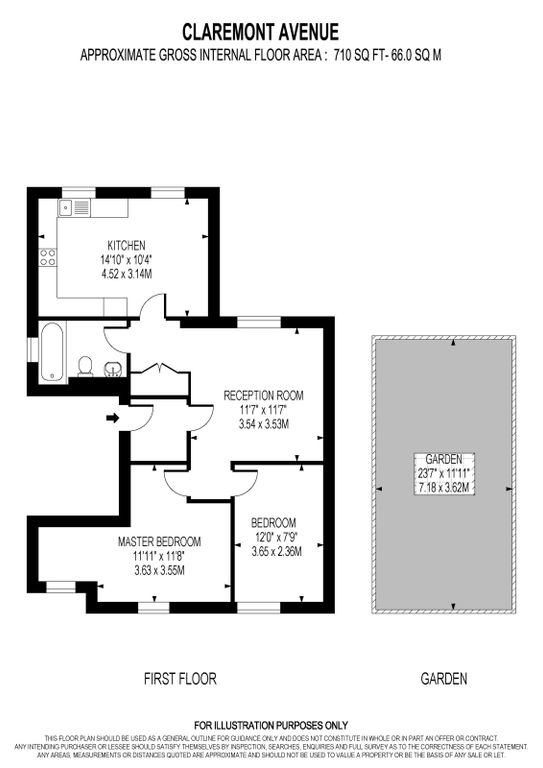 2 bed flat for sale in Claremont Avenue, New Malden KT3, £520,000