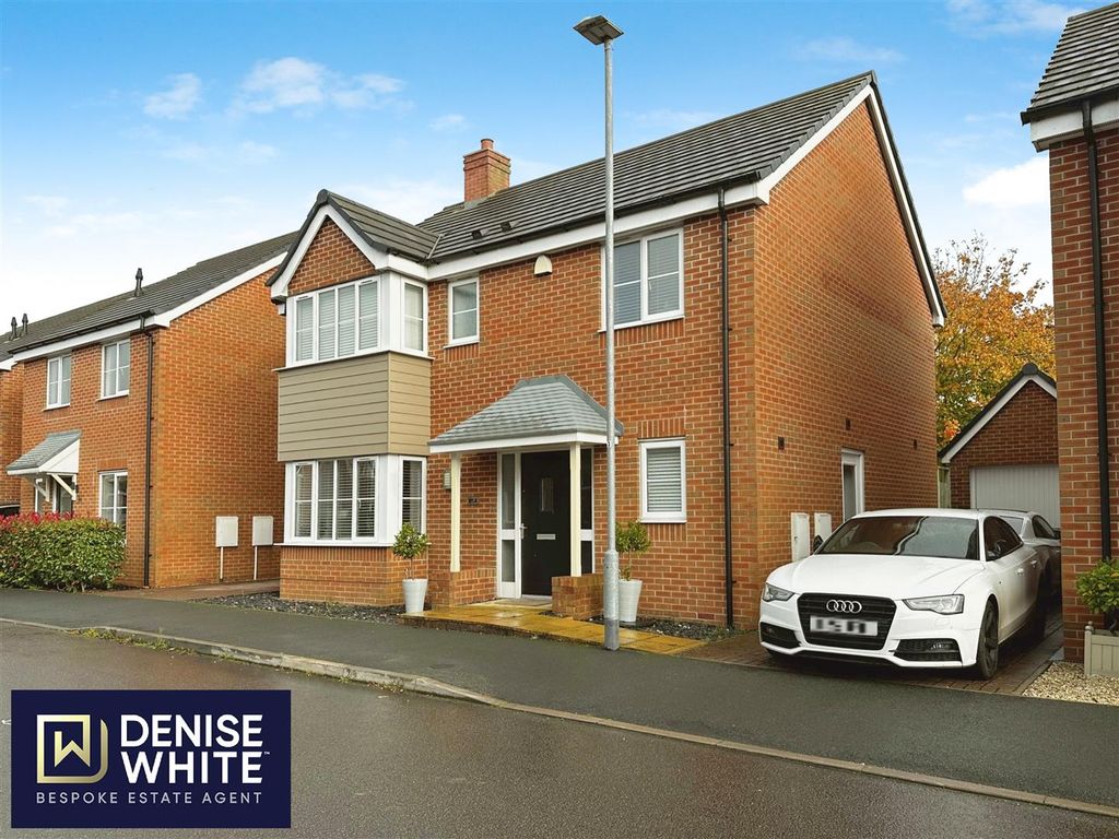 4 bed detached house for sale in Scholars Way, Werrington, Staffordshire, Ofb ST9, £360,000