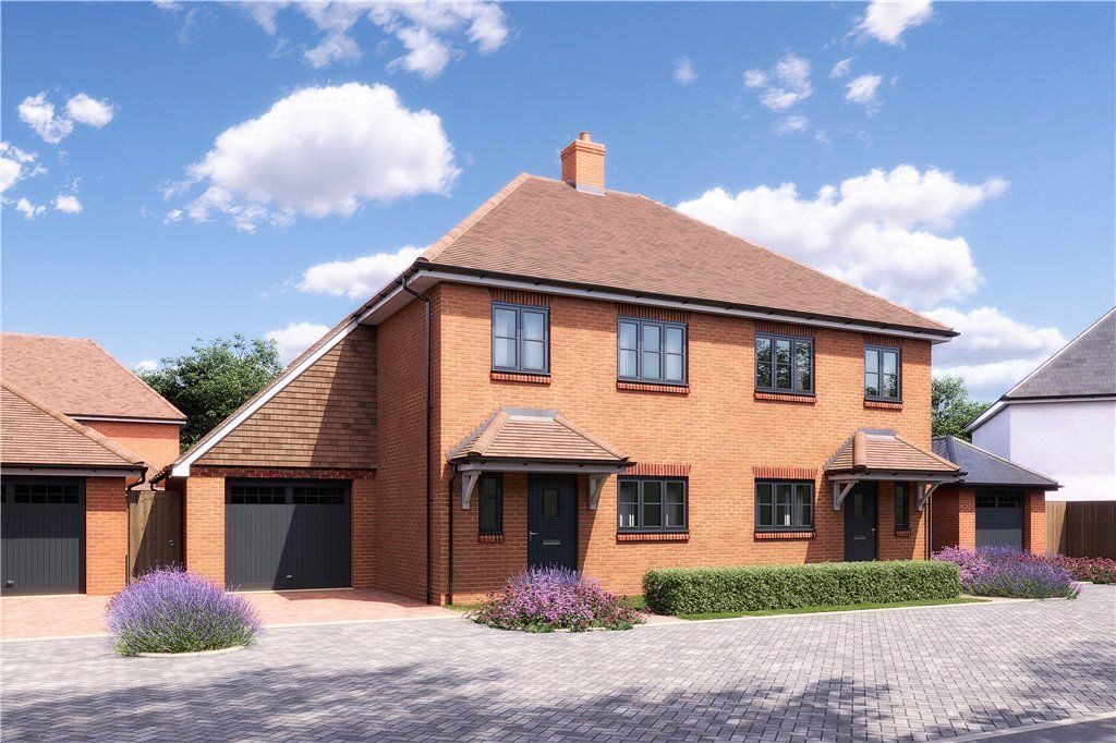 New home, 3 bed semi-detached house for sale in Kingfishers, Ashford Hill Road, Ashford Hill RG19, £565,000