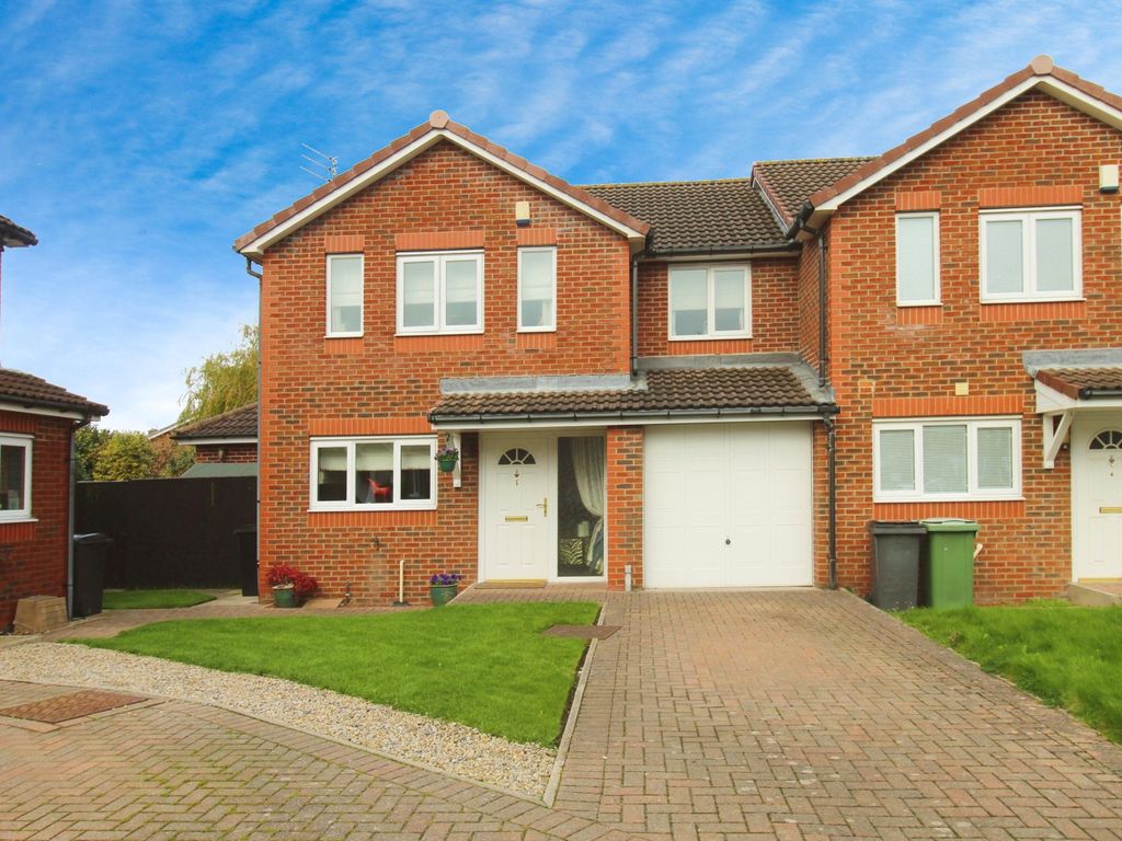 4 bed link-detached house for sale in Strawberry Mews, Stakeford, Choppington NE62, £210,000
