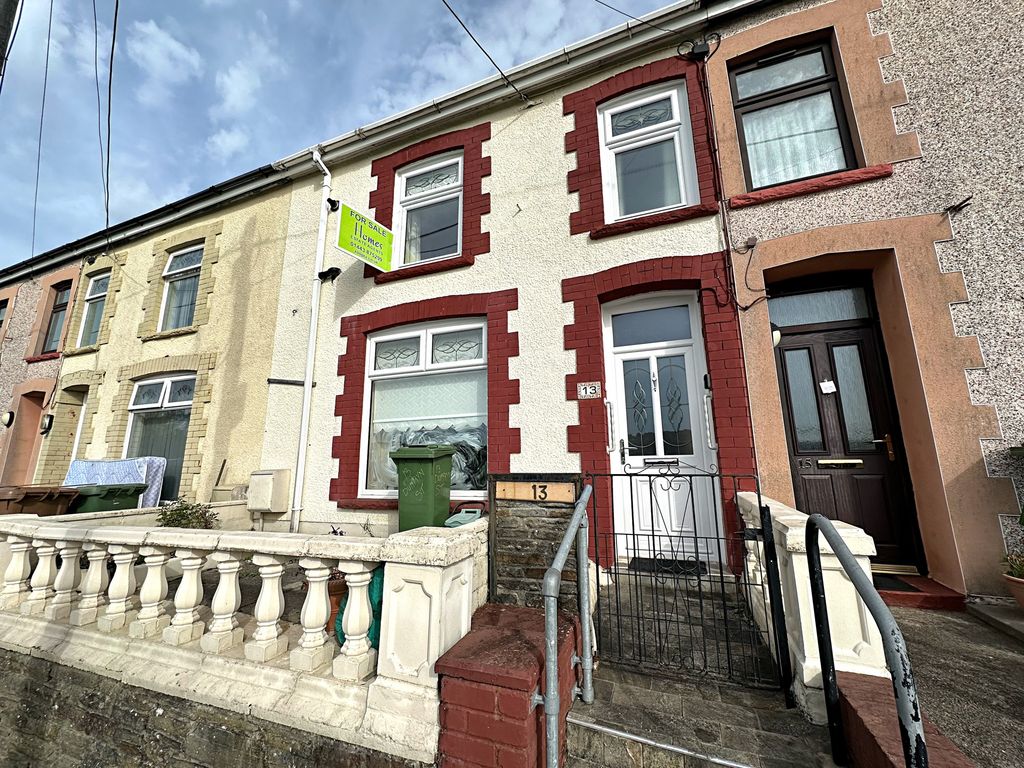 3 bed terraced house for sale in Duffryn Street, Aberbargoed, Bargoed CF81, £120,000