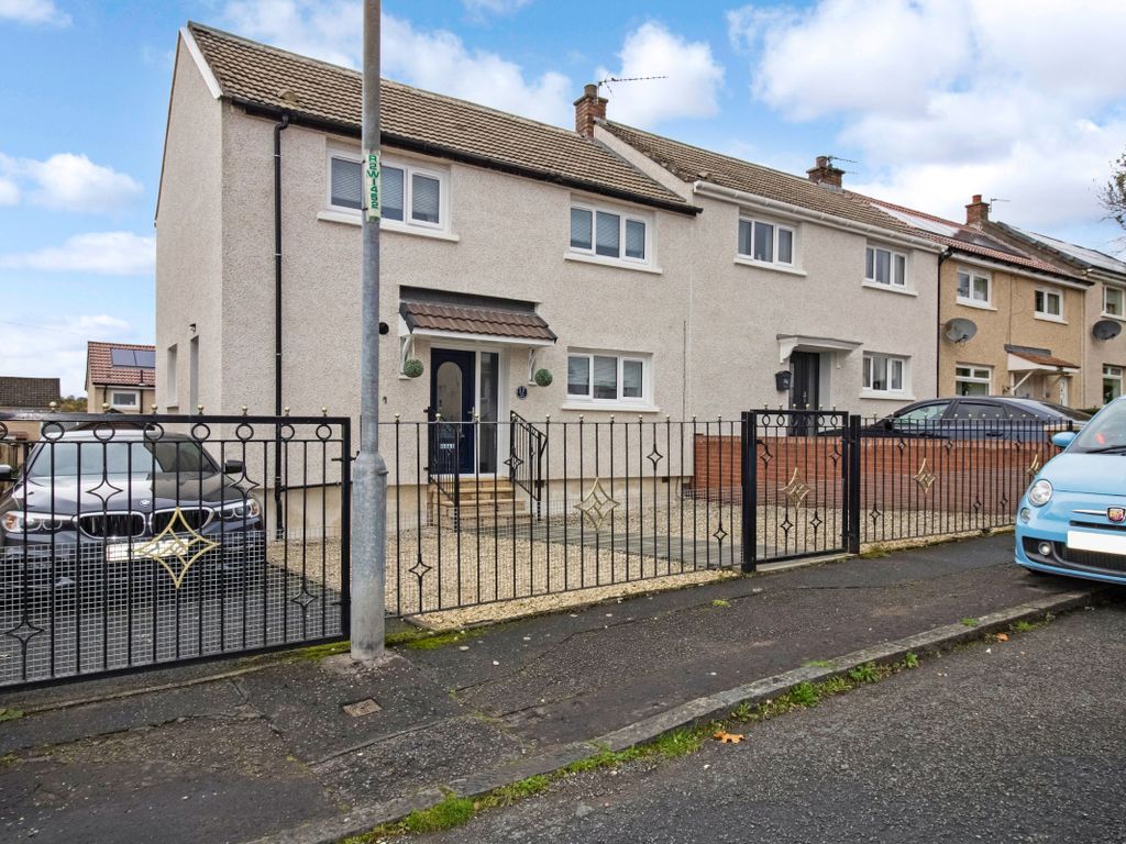 3 bed semi-detached house for sale in Lyne Street, Wishaw ML2, £129,995