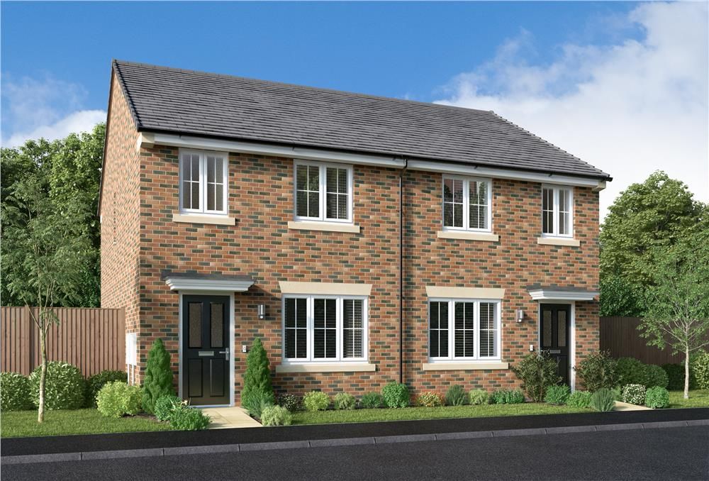 New home, 3 bed semi-detached house for sale in "The Overton" at Off Durham Lane, Eaglescliffe TS16, £200,000