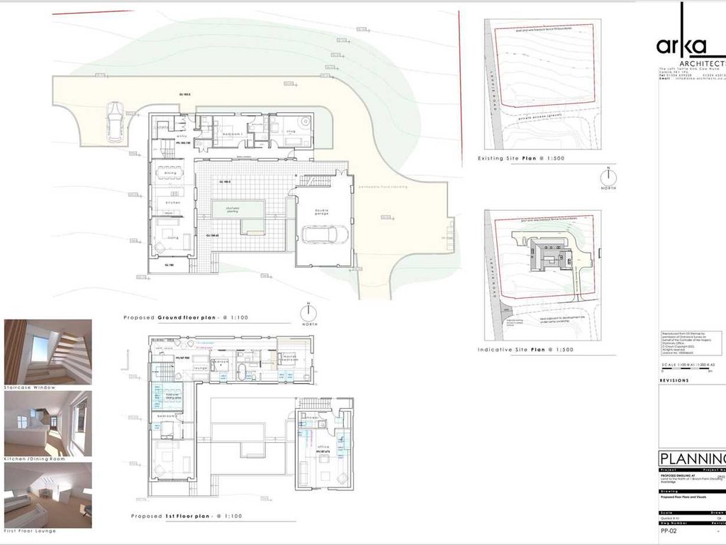 Land for sale in Broom Farm Steading, Plot FK1, £140,000