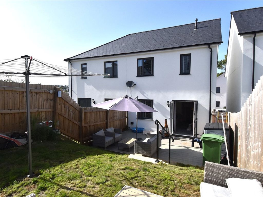 3 bed semi-detached house for sale in Boundary Close, St Austell PL25, £280,000