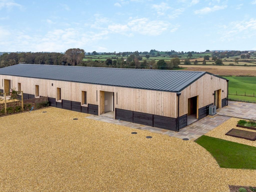 New home, 4 bed barn conversion for sale in The Cow Shed, 2 Hurst Hall Barns, Marbury, Cheshire SY13, £900,000