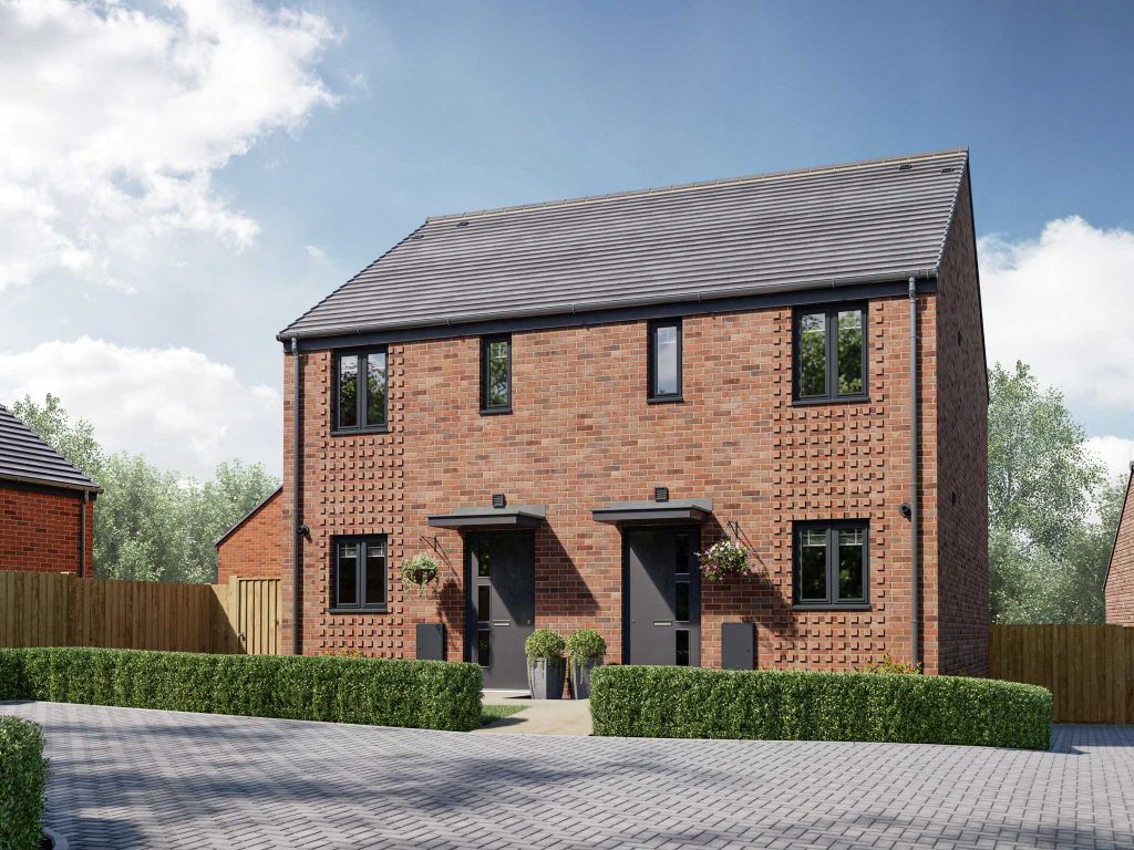New home, 2 bed terraced house for sale in "The Alnmouth" at Fitzhugh Rise, Wellingborough NN8, £238,950
