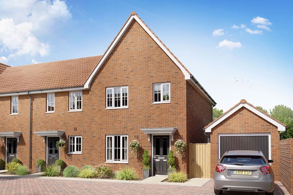New home, 3 bed semi-detached house for sale in "The Gosford - Plot 288" at Felchurch Road, Sproughton, Ipswich IP8, £204,000