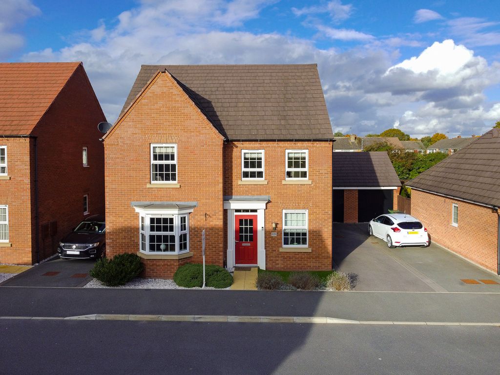 4 bed detached house for sale in Forest House Lane, Leicester Forest East LE3, £465,000