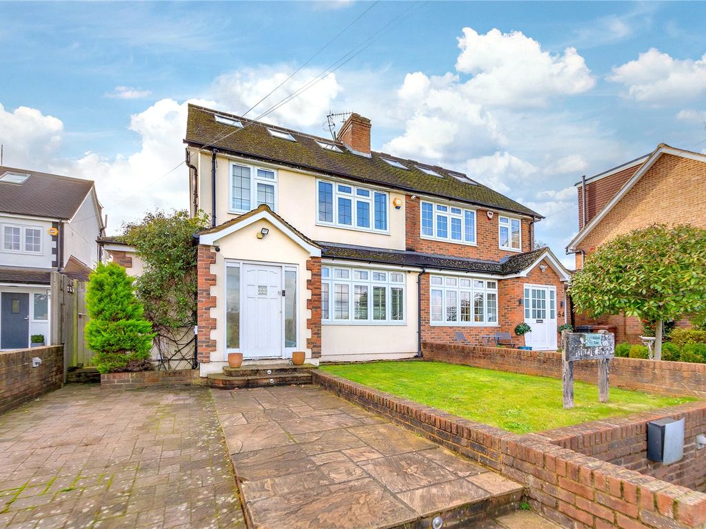 4 bed semi-detached house for sale in Hilfield Lane, Aldenham, Watford, Hertfordshire WD25, £795,000