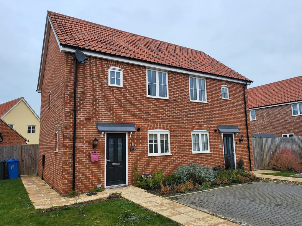 2 bed semi-detached house for sale in Pipistrelle Way, Capel St. Mary, Ipswich IP9, £270,000