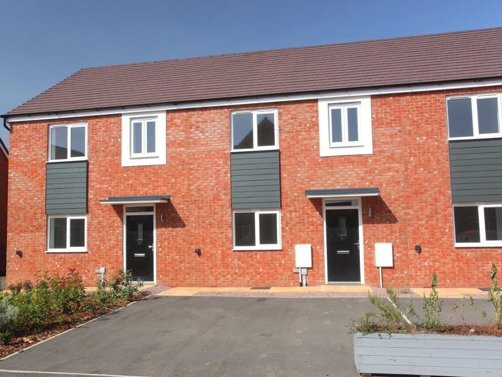 New home, 3 bed terraced house for sale in Pear Tree Drive, Broomhall, Worcester WR5, £152,500