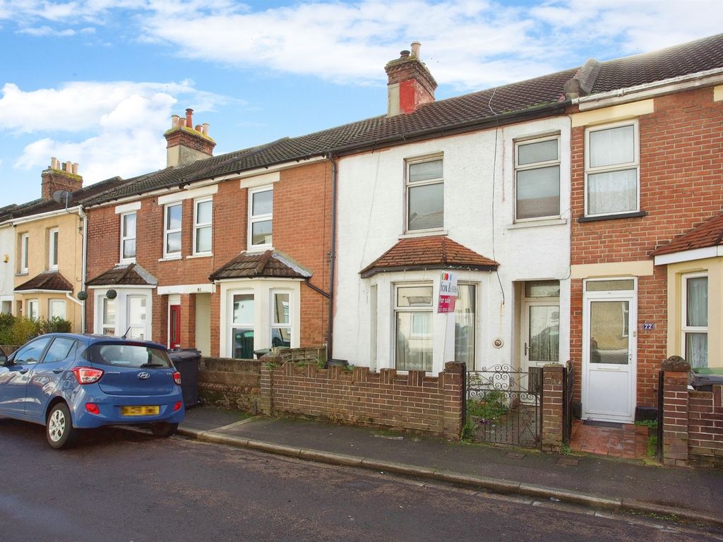 3 bed terraced house for sale in Mayfield Road, Gosport PO12, £180,000