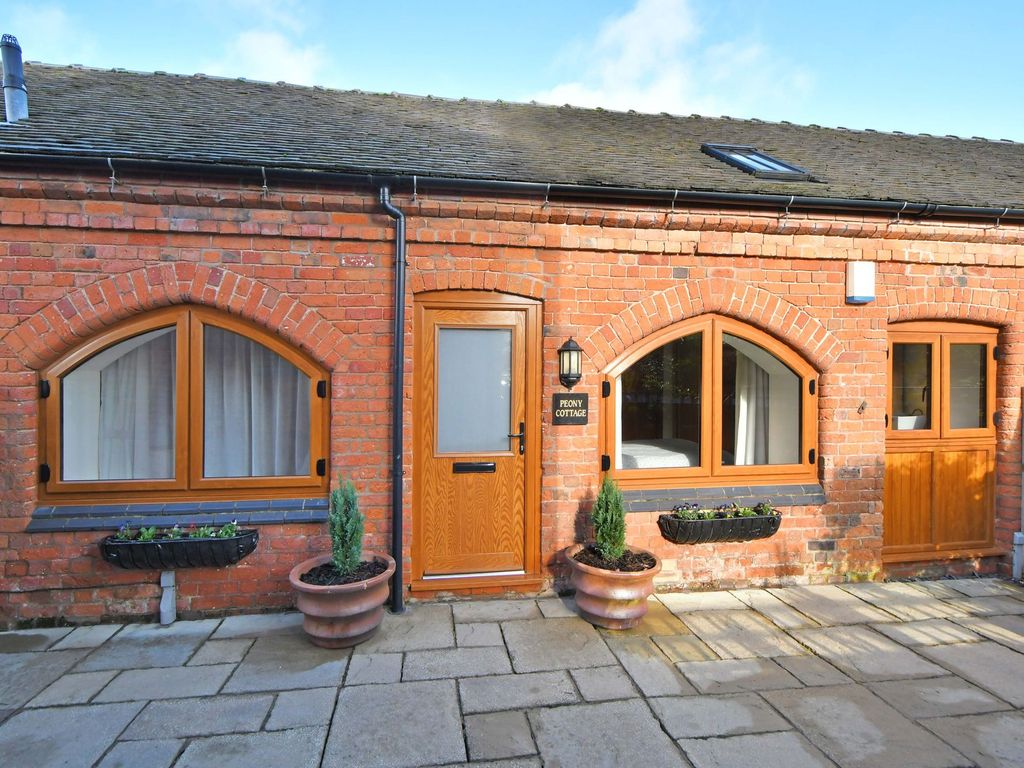 2 bed barn conversion for sale in Peony Cottage, 5 Horsley Farm Court, Horsley Lane, Eccleshall, Staffordshire ST21, £250,000