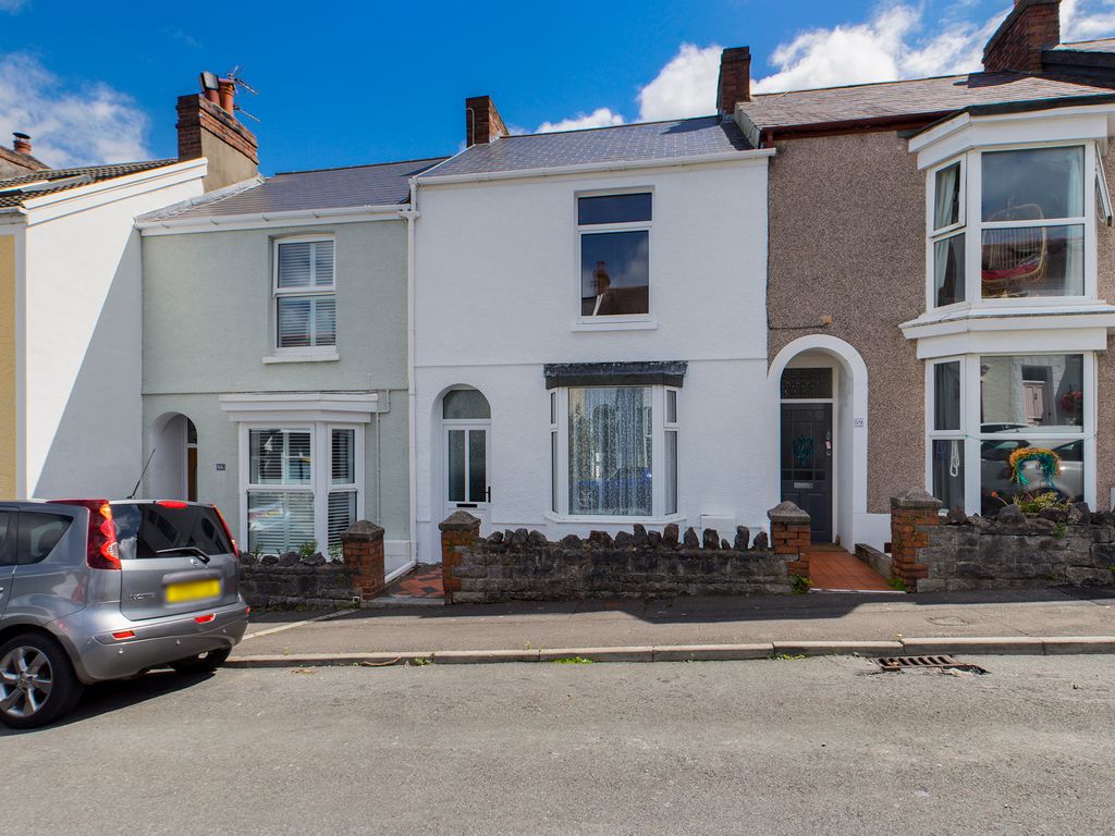 2 bed terraced house for sale in Woodville Road, Mumbles, Swansea SA3, £345,000