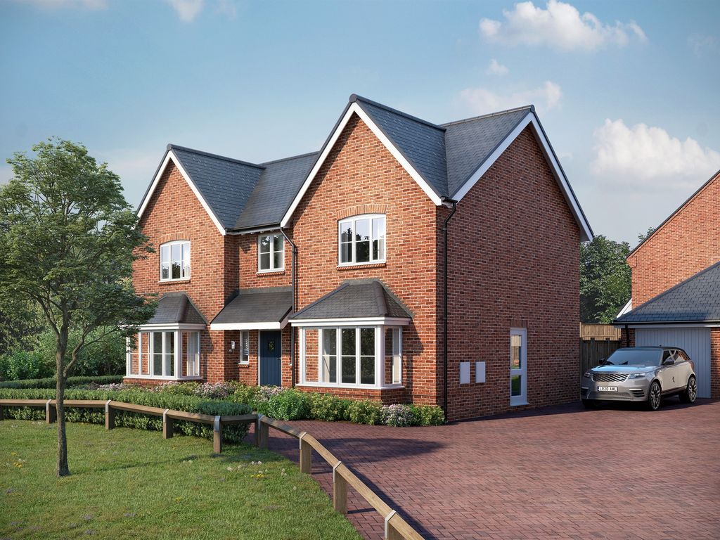 New home, 4 bed detached house for sale in Roseway, Stoke Golding, Nuneaton CV13, £650,000