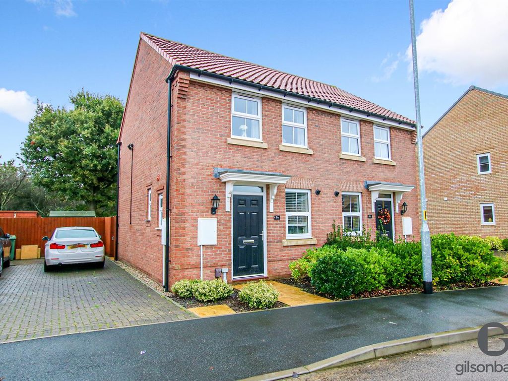 2 bed semi-detached house for sale in Flag Cutters Way, Horsford, Norwich NR10, £200,000