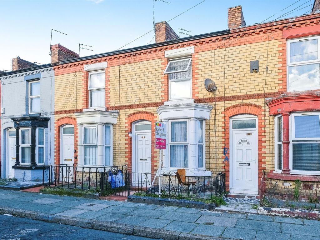 2 bed terraced house for sale in Bartlett Street, Wavertree, Liverpool L15, £90,000