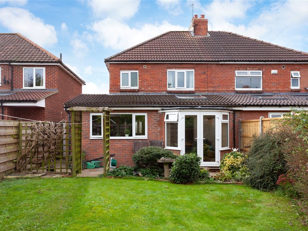 3 bed semi-detached house for sale in Anthea Drive, York, North Yorkshire YO31, £325,000