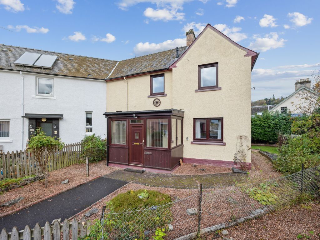 3 bed end terrace house for sale in Blackwood Place, Bridge Of Tilt, Pitlochry PH18, £150,000