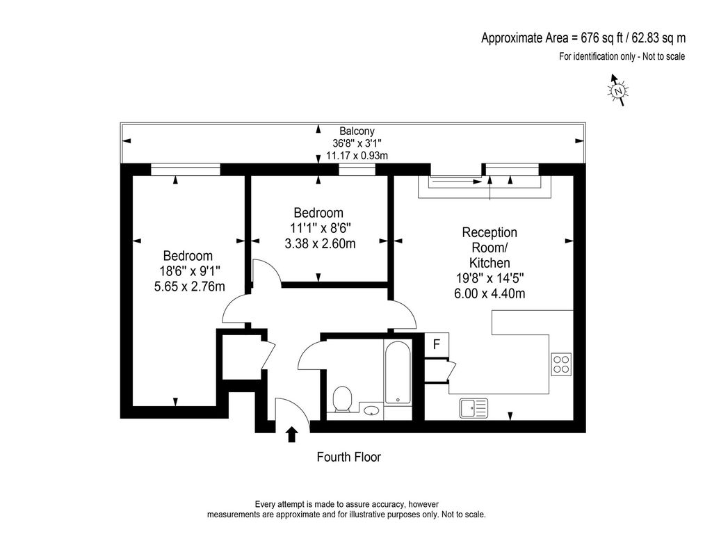 2 bed flat for sale in Addlestone, Surrey KT15, £275,000