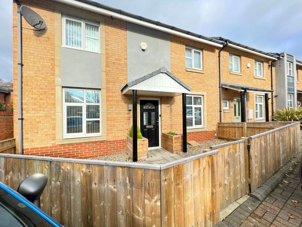3 bed terraced house for sale in Wisteria Gardens, South Shields NE34, £190,000
