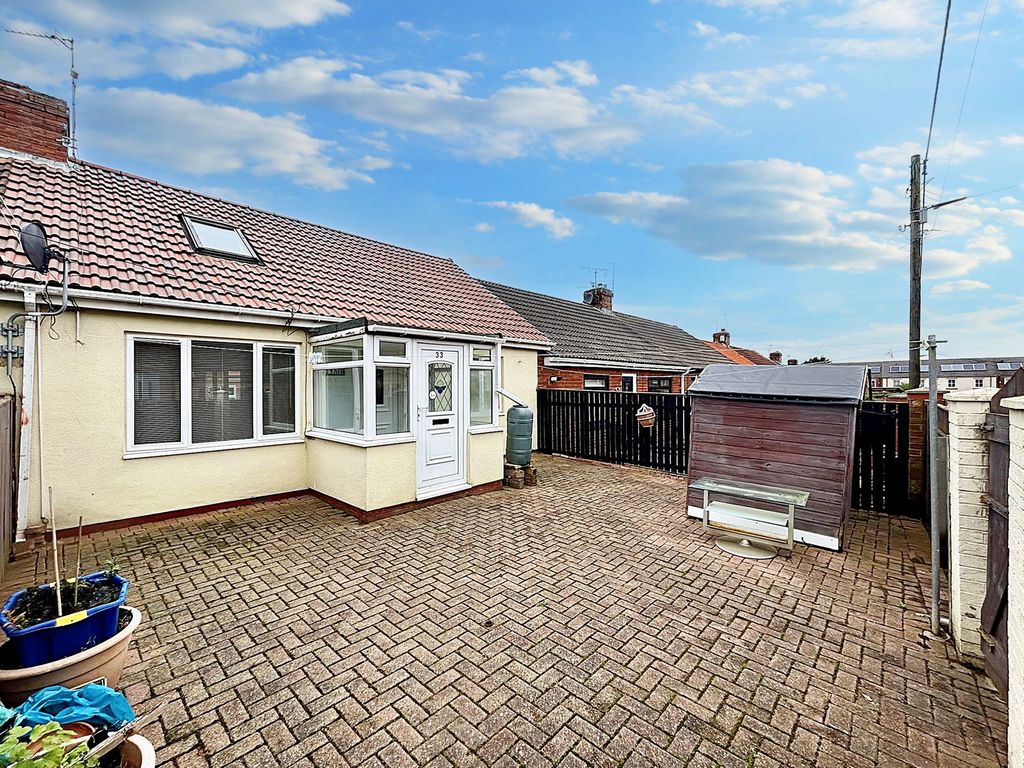 3 bed bungalow for sale in Meadow Avenue, Blackhall Colliery, Hartlepool TS27, £104,950