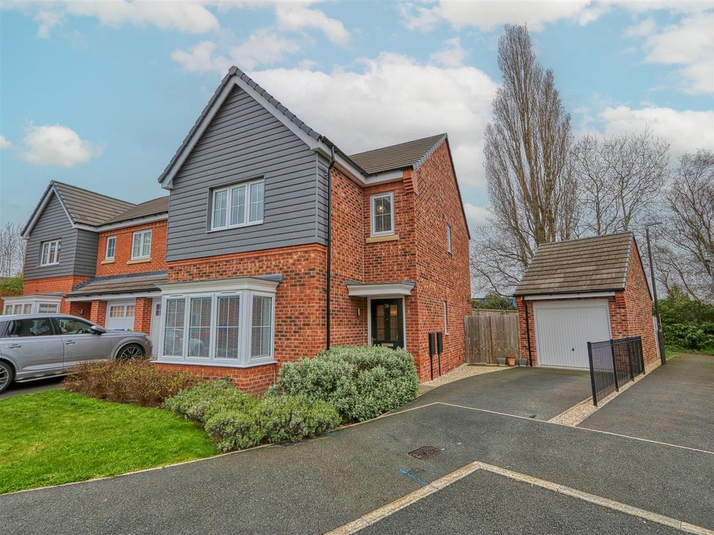 4 bed detached house for sale in Eyre Chapel Rise, Chesterfield, Derbyshire S41, £340,000