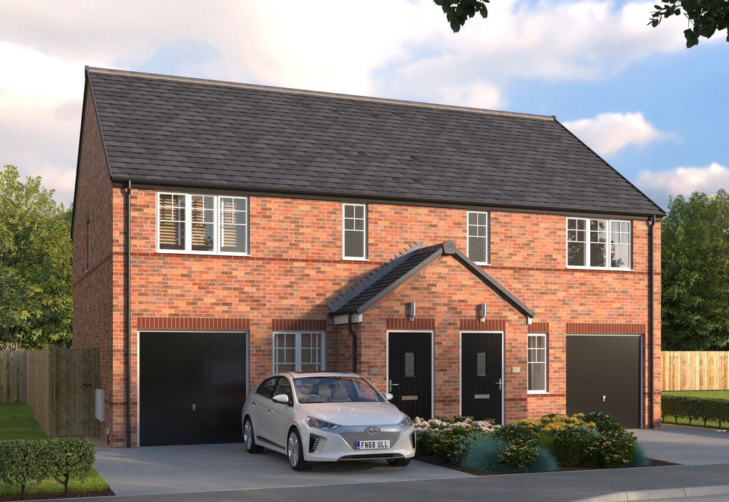 New home, 3 bed semi-detached house for sale in "The Oakwood" at Belcourt Road, Rotherham S65, £264,995
