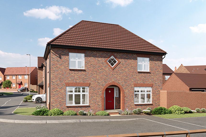New home, 3 bed detached house for sale in "The Spruce" at Bordon Hill, Stratford-Upon-Avon CV37, £449,995