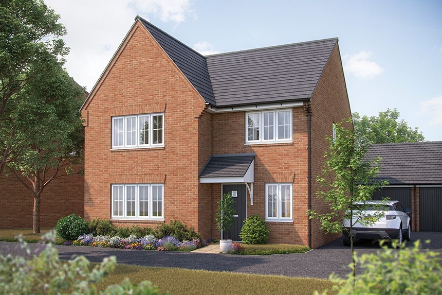 New home, 4 bed detached house for sale in "Orchard II" at Tewkesbury Road, Coombe Hill, Gloucester GL19, £530,000