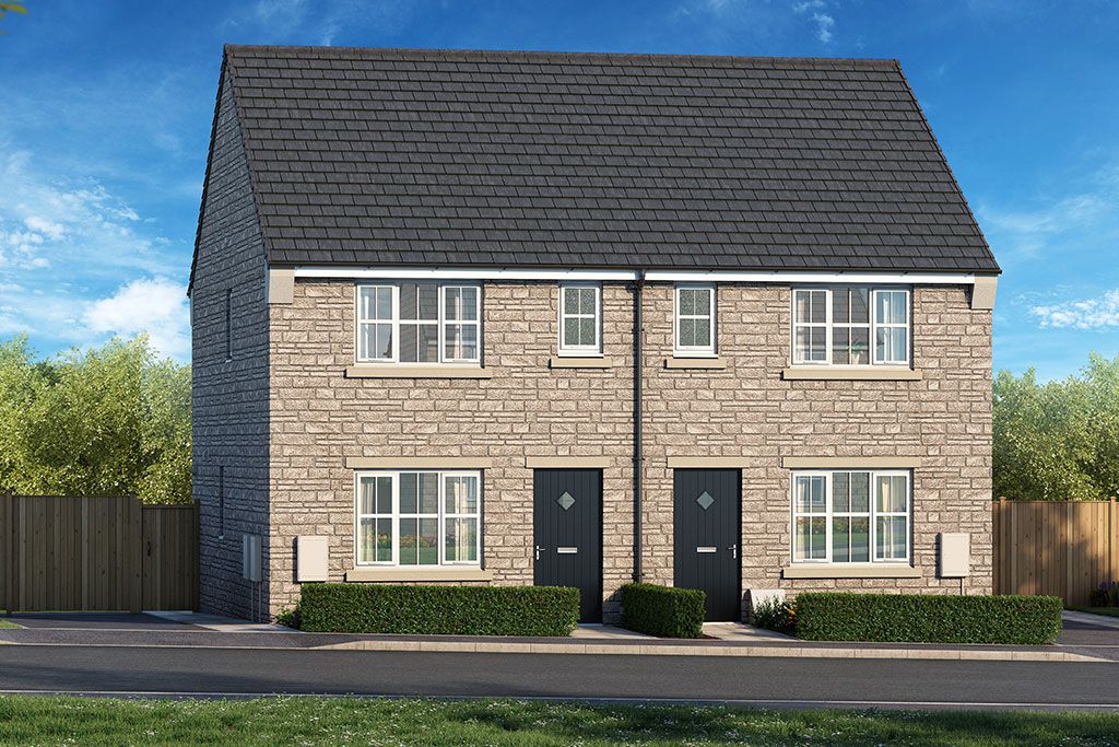 New home, 3 bed semi-detached house for sale in "The Meadowsweet" at Staden Lane, Buxton SK17, £254,995