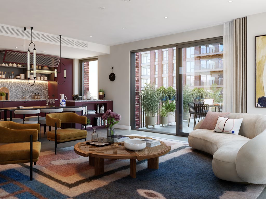 New home, 1 bed flat for sale in Embassy Gardens Marketing Suite, 3 Viaduct Gardens, Nine Elms, London SW11, £795,000