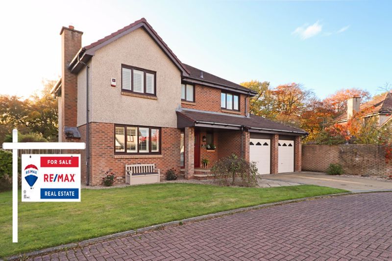 4 bed detached house for sale in Albyn Drive, Murieston, Livingston EH54, £529,000