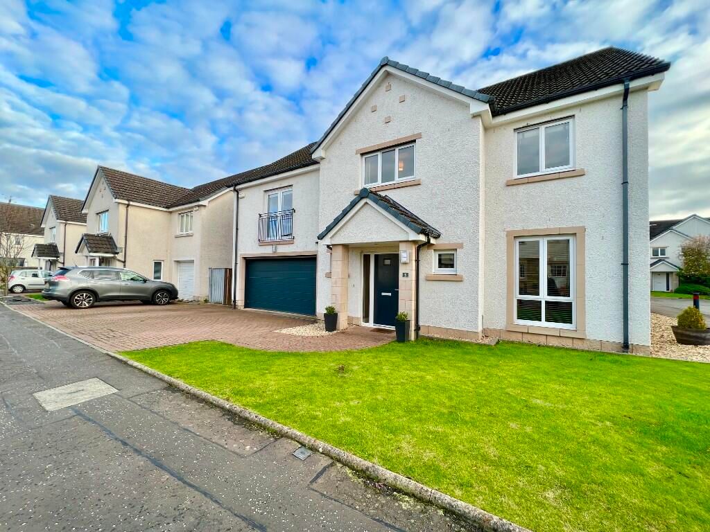 5 bed detached house for sale in Galbraith Crescent, Larbert FK5, £485,000