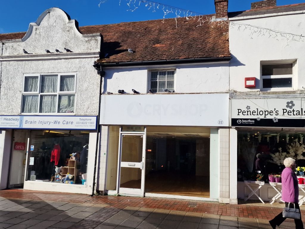 Retail premises to let in 22 High Street, Cosham, Portsmouth PO6, £17,500 pa